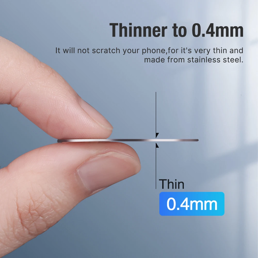 Car Magnet for Phone Holder Desk Metal Phone Magnetic Sticker Mobile Stand Mobile Phone Plate Holder Universal Car Mount Support