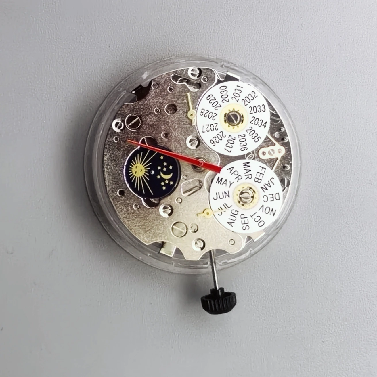Seagull ST1655 Six-hands Year And Month Calendar Display Automatic Movement 21 Jewels White Date 3H Mechanical Watch Movement