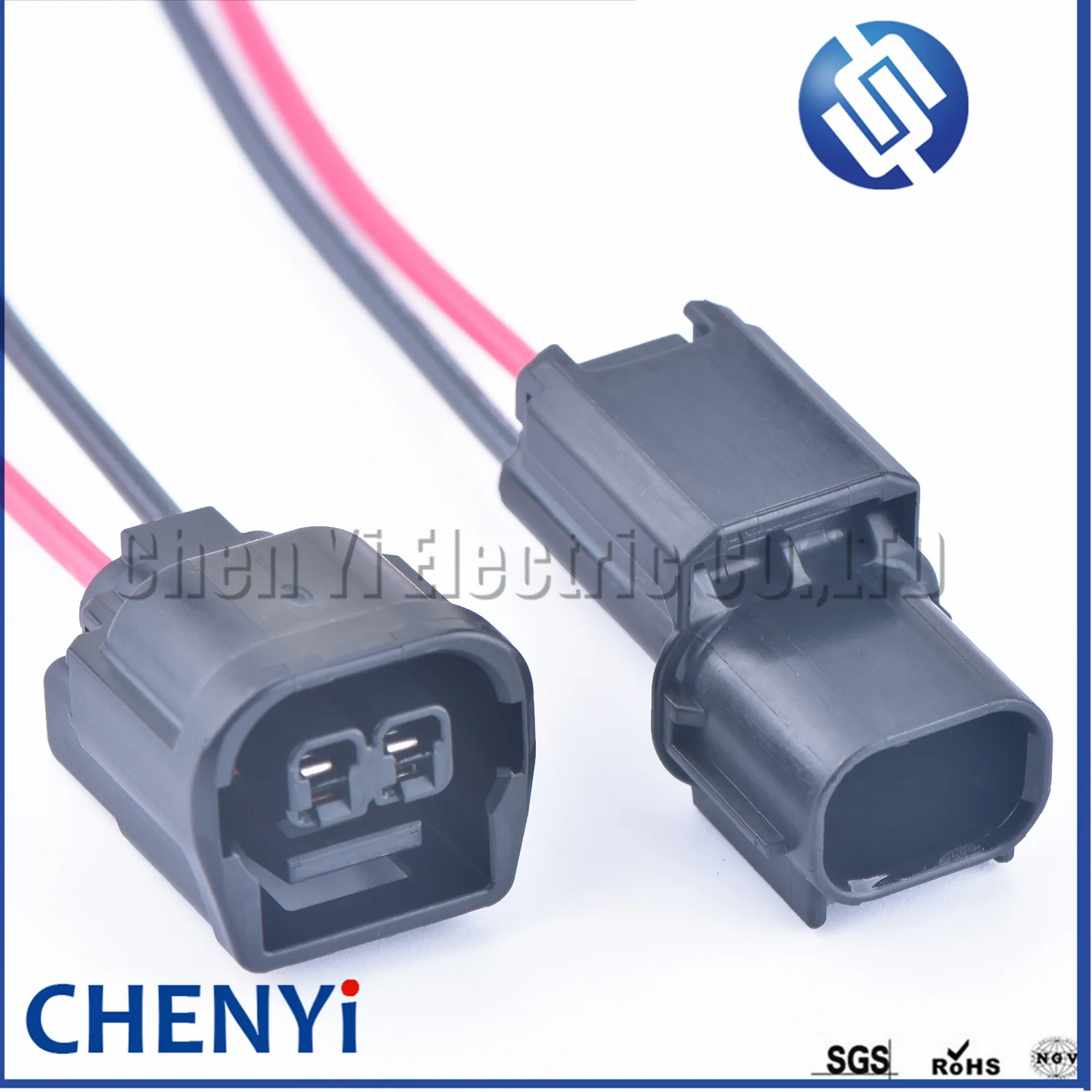 2 Pin auto waterproof connector LED Headlights Daytime Running Light Fog Light wiring harness plug 6189-7408 6181-6851 for Honda