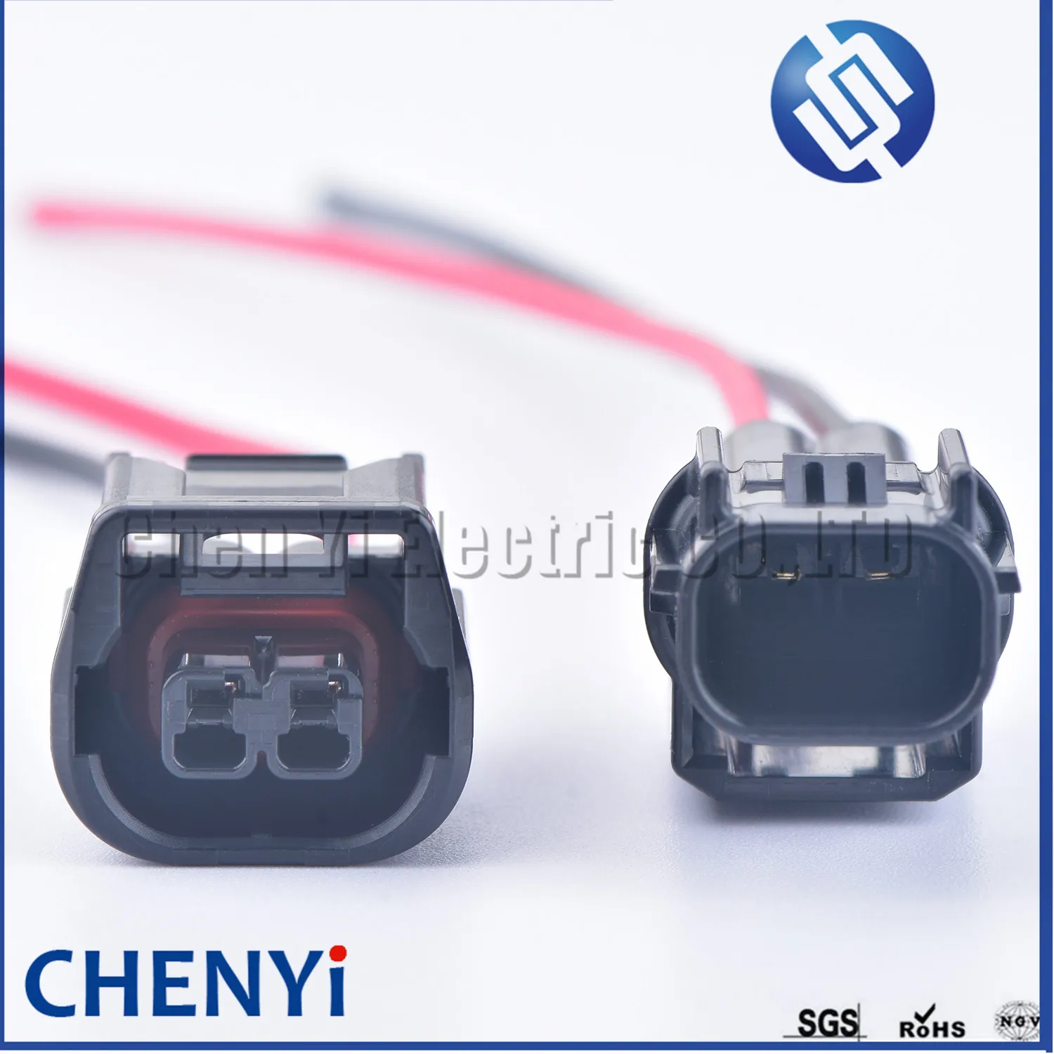 2 Pin auto waterproof connector LED Headlights Daytime Running Light Fog Light wiring harness plug 6189-7408 6181-6851 for Honda