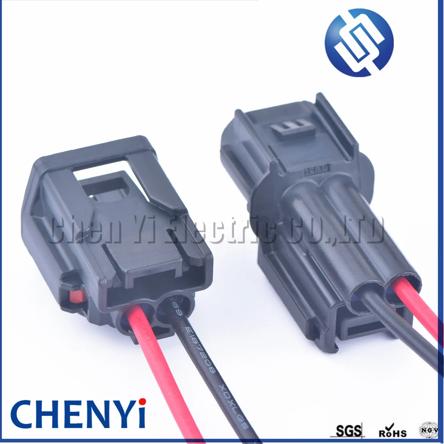 2 Pin auto waterproof connector LED Headlights Daytime Running Light Fog Light wiring harness plug 6189-7408 6181-6851 for Honda