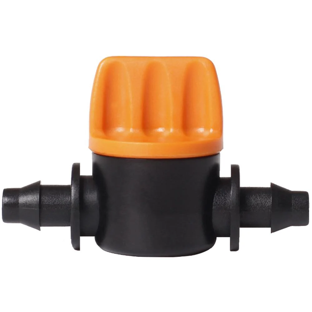 20Pcs Hose Mini Valve Garden Tap Garden Drip Irrigation Fittings Pipe Connectors Water Valve For 4/7mm Water Flow Control Valve