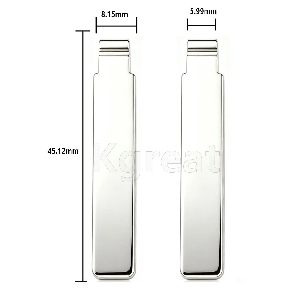 10pcs 99#HU83 122#VA2 Key Blade for Peugeot 508 208 2008 308 3008 5008 Citroen C3 C4 C4L Elysee Car Remote Key Case