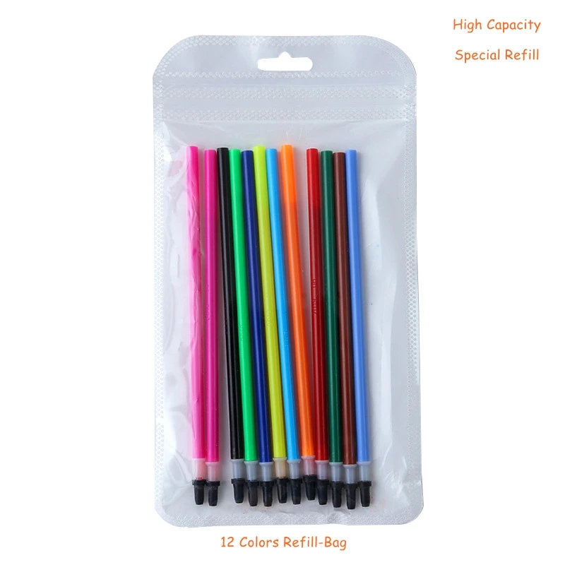 12 Color Macaron Kawaii Pen 12 Colored Gel pens Set 0.5 mm Ballpoint Pen for Journal Cute Japanese Stationary School Supplies