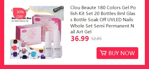 No Wipe Top Coat Base Coat Primer UV Gel Nail Art Tips Manicure Gel Nail Polish Color Gel Polish Esmalte Semi Permanente
