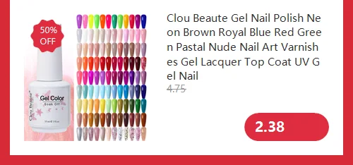 No Wipe Top Coat Base Coat Primer UV Gel Nail Art Tips Manicure Gel Nail Polish Color Gel Polish Esmalte Semi Permanente