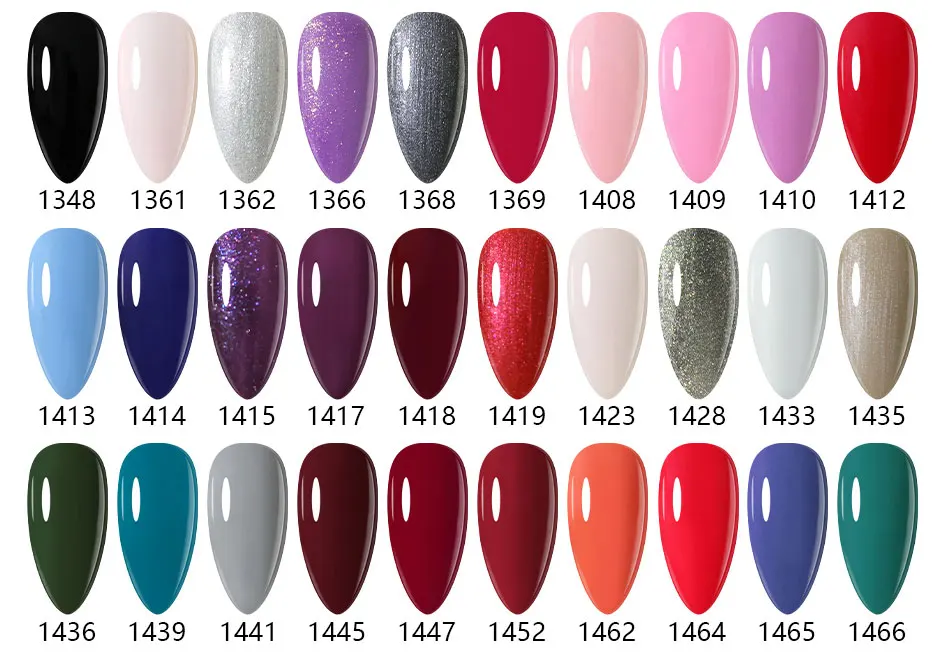 No Wipe Top Coat Base Coat Primer UV Gel Nail Art Tips Manicure Gel Nail Polish Color Gel Polish Esmalte Semi Permanente