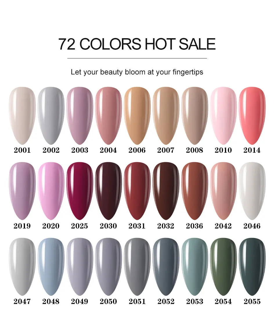No Wipe Top Coat Base Coat Primer UV Gel Nail Art Tips Manicure Gel Nail Polish Color Gel Polish Esmalte Semi Permanente