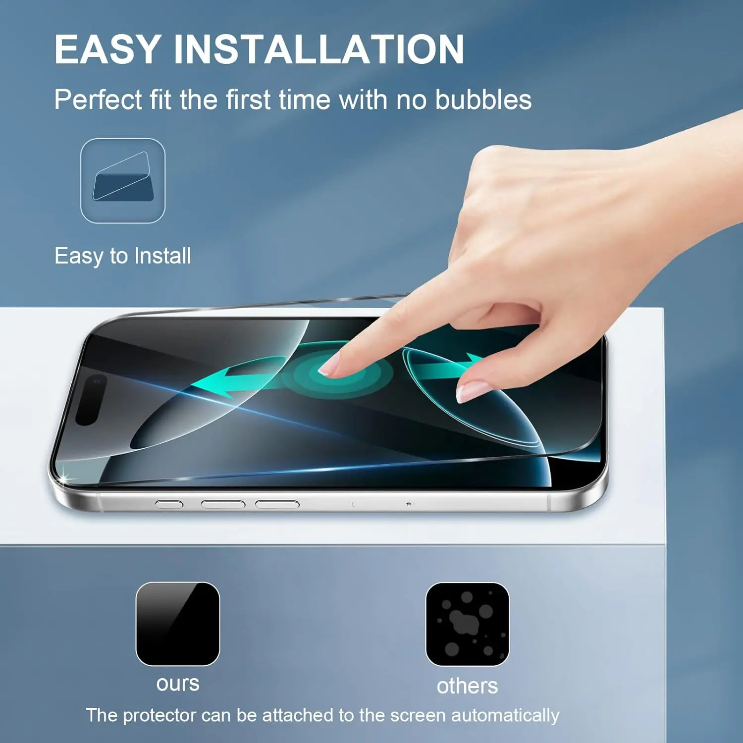 9H Tempered Glass For iPhone 16 Pro Screen Protector Glass Film