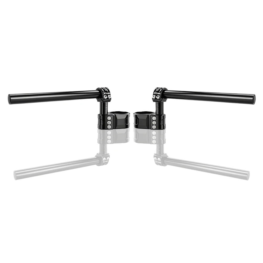 For Yamaha FZ8 FZ1 FZR 1000 MT-01 MT-10 XSR 900 R6 R1 YZF 750 R Clip-On HandleBar Raiser 50mm Adjustable Clip-ons Handlebar