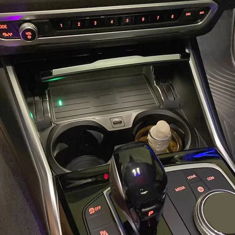 Center Console Wireless Charger Charging Mat for BMW 3 Series G20 G21 G28 2019 2020 4 Series G26 Phone Charger Mount Holder