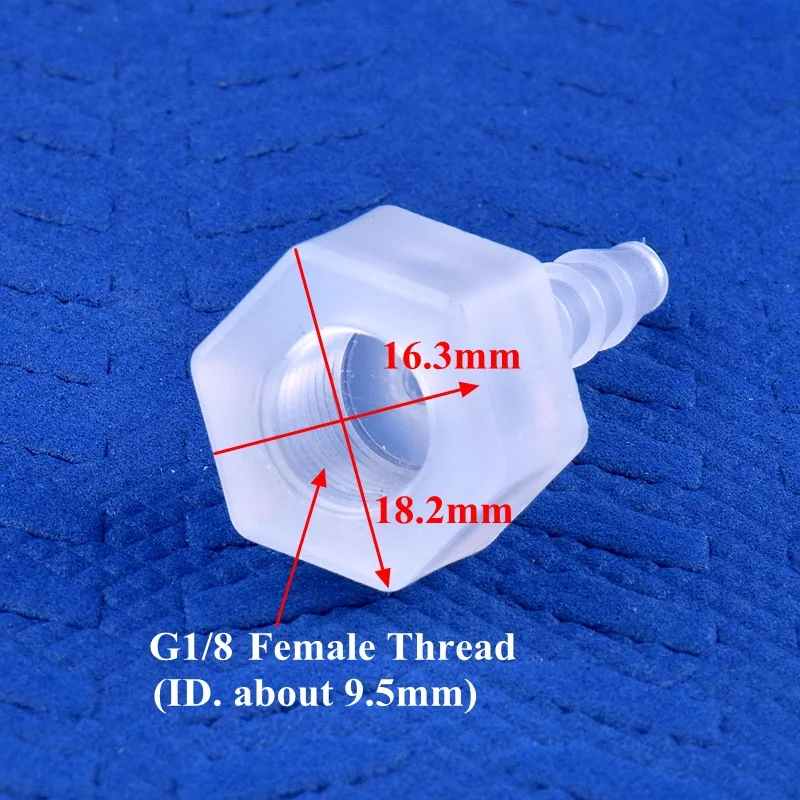 5~200Pcs/lot G1/8~1/4 To 4~12 PP Pagoda Direct Connector Aquarium Tank Air Pump Fittings Irrigation System Water Pipe Hose Joint
