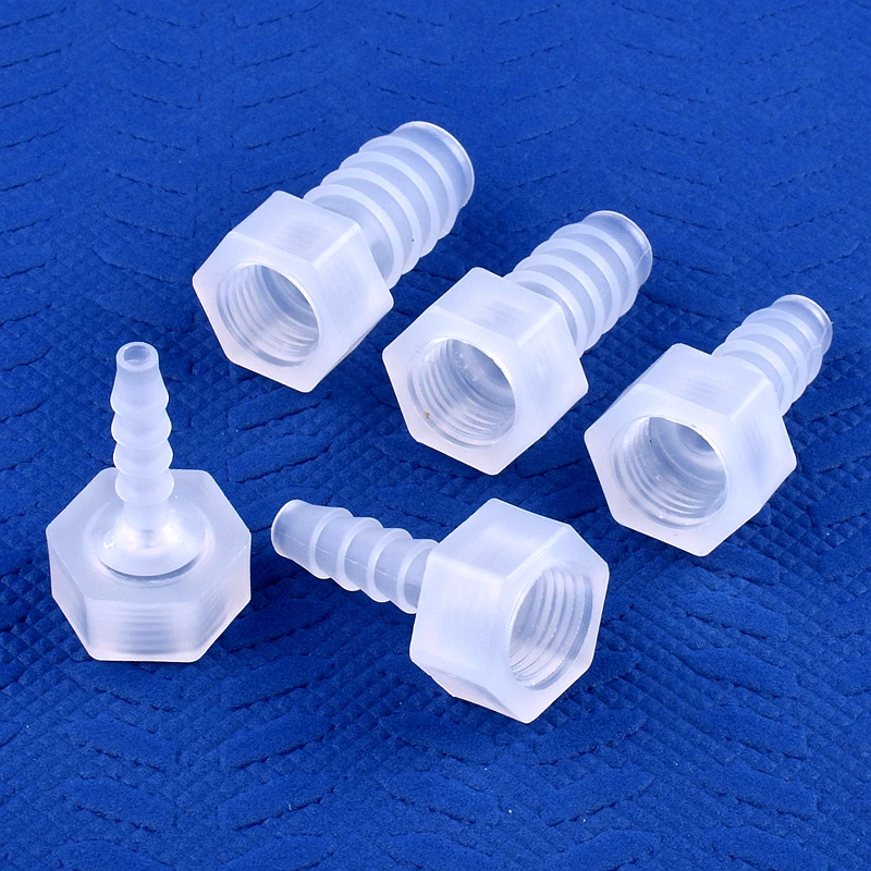 5~200Pcs/lot G1/8~1/4 To 4~12 PP Pagoda Direct Connector Aquarium Tank Air Pump Fittings Irrigation System Water Pipe Hose Joint