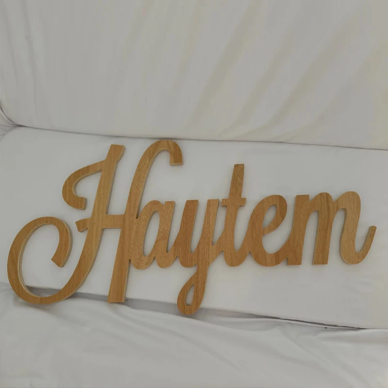 Personalized Wooden Name Signs,Custom Children Name Wall Decor Color Wooden Letters, Wall Wooden Names