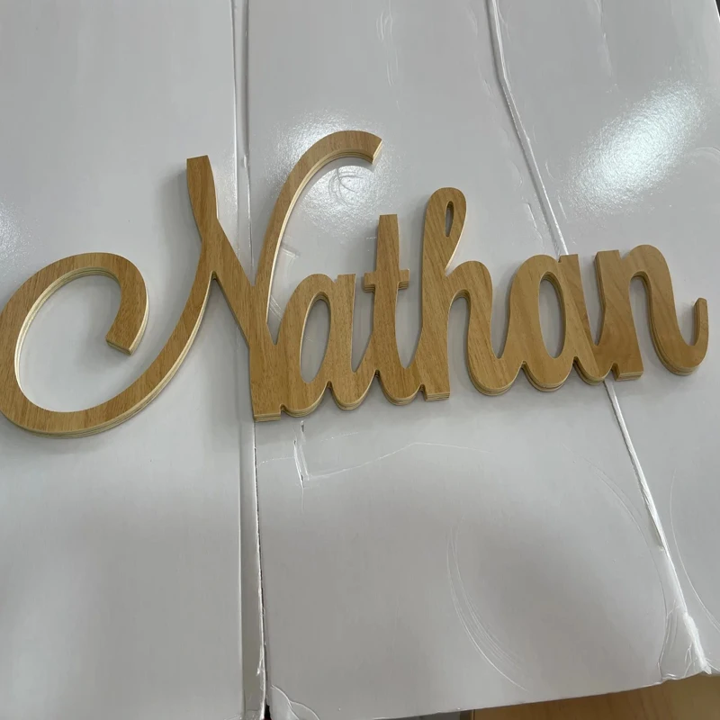 Personalized Wooden Name Signs,Custom Children Name Wall Decor Color Wooden Letters, Wall Wooden Names