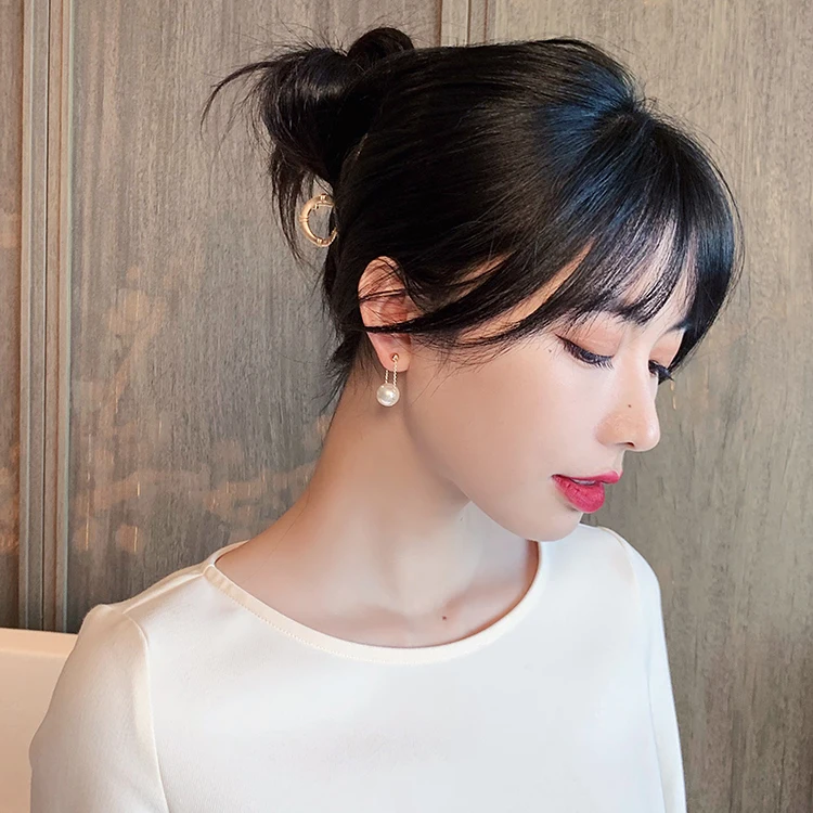 Simple Elegant Small Pearl Pendant Earrings For Woman 2020 New Fashion Jewelry Party Ladies' Unusual Dangle Earrings Accessories