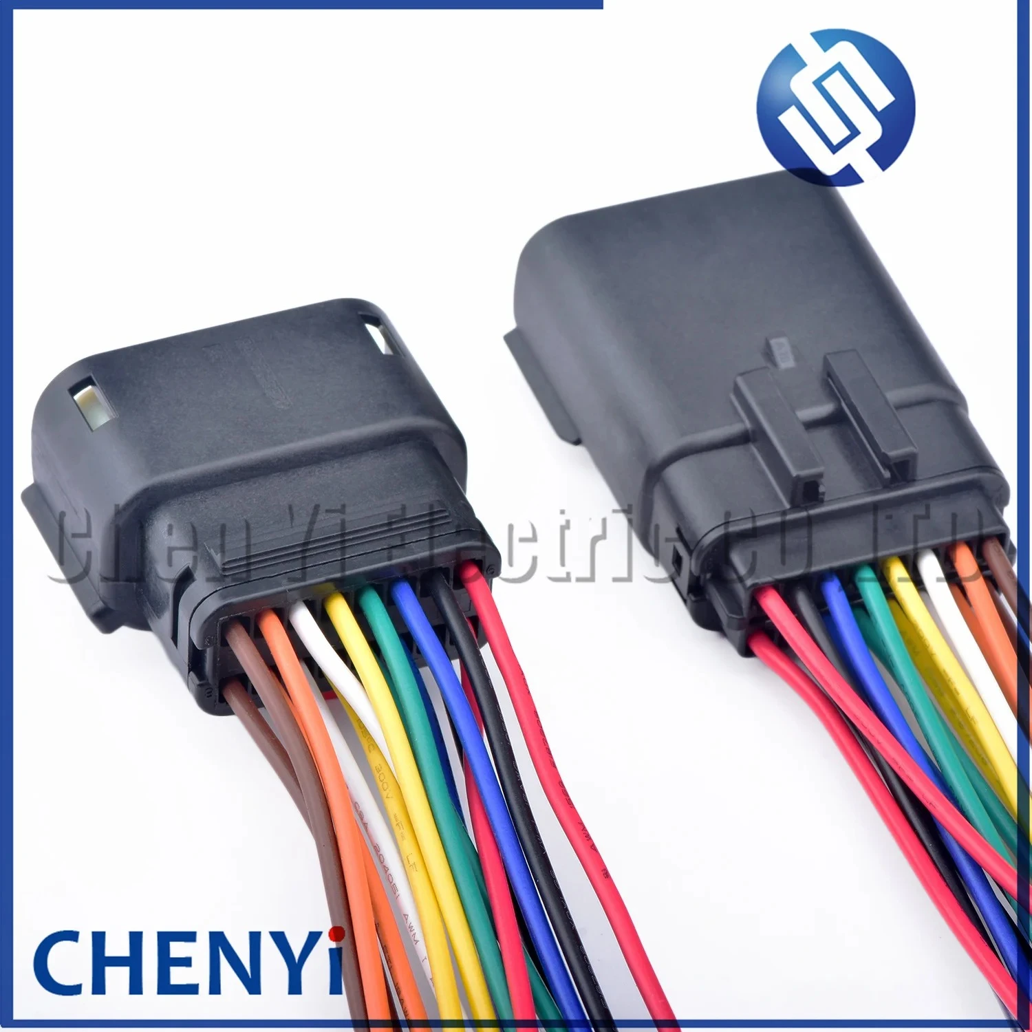 16 Pin Headlight Socket Automotive Lamp Light Connector For Ford Focus Mondeo EDGE Fiesta 33472-1740 33472-1601 with wire