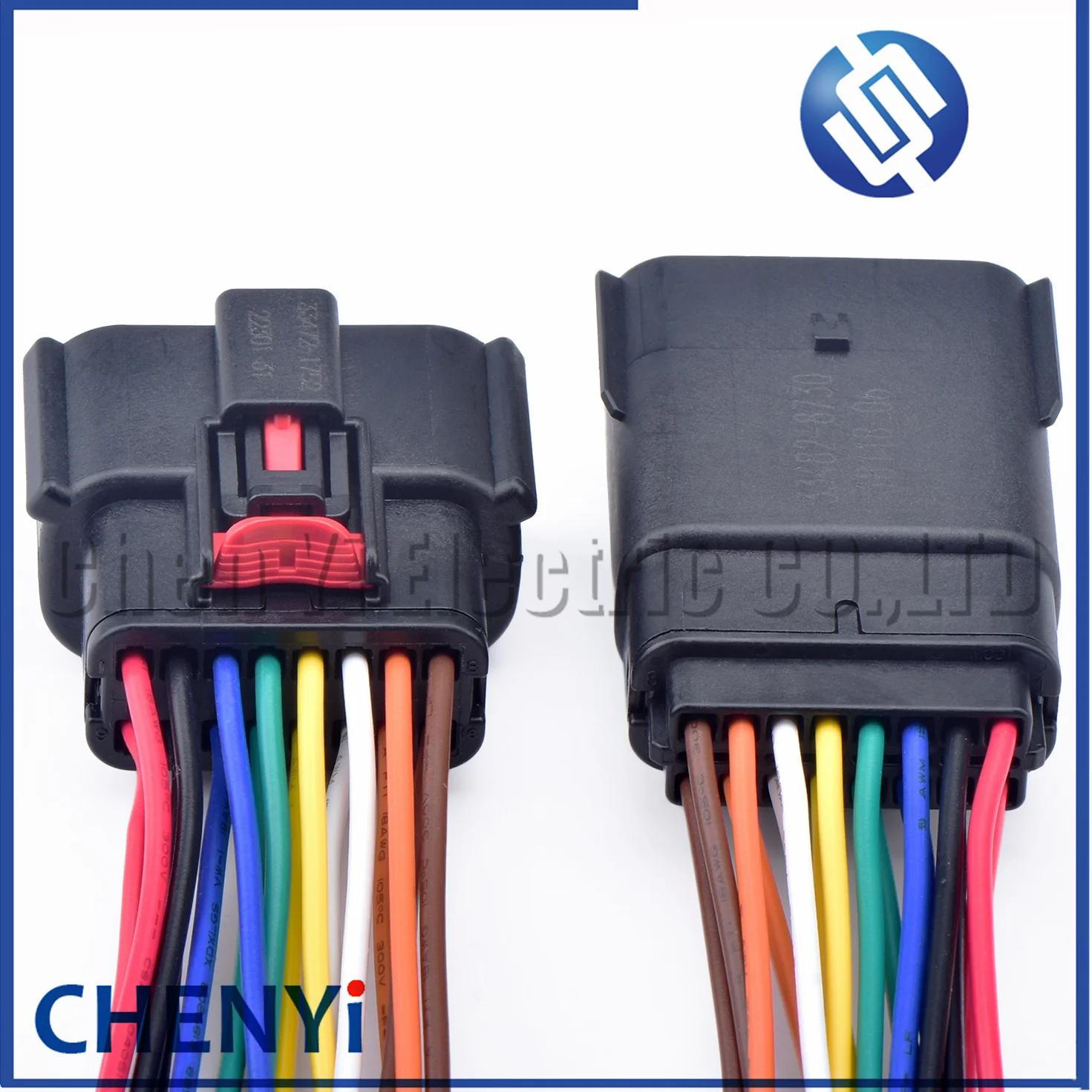 16 Pin Headlight Socket Automotive Lamp Light Connector For Ford Focus Mondeo EDGE Fiesta 33472-1740 33472-1601 with wire