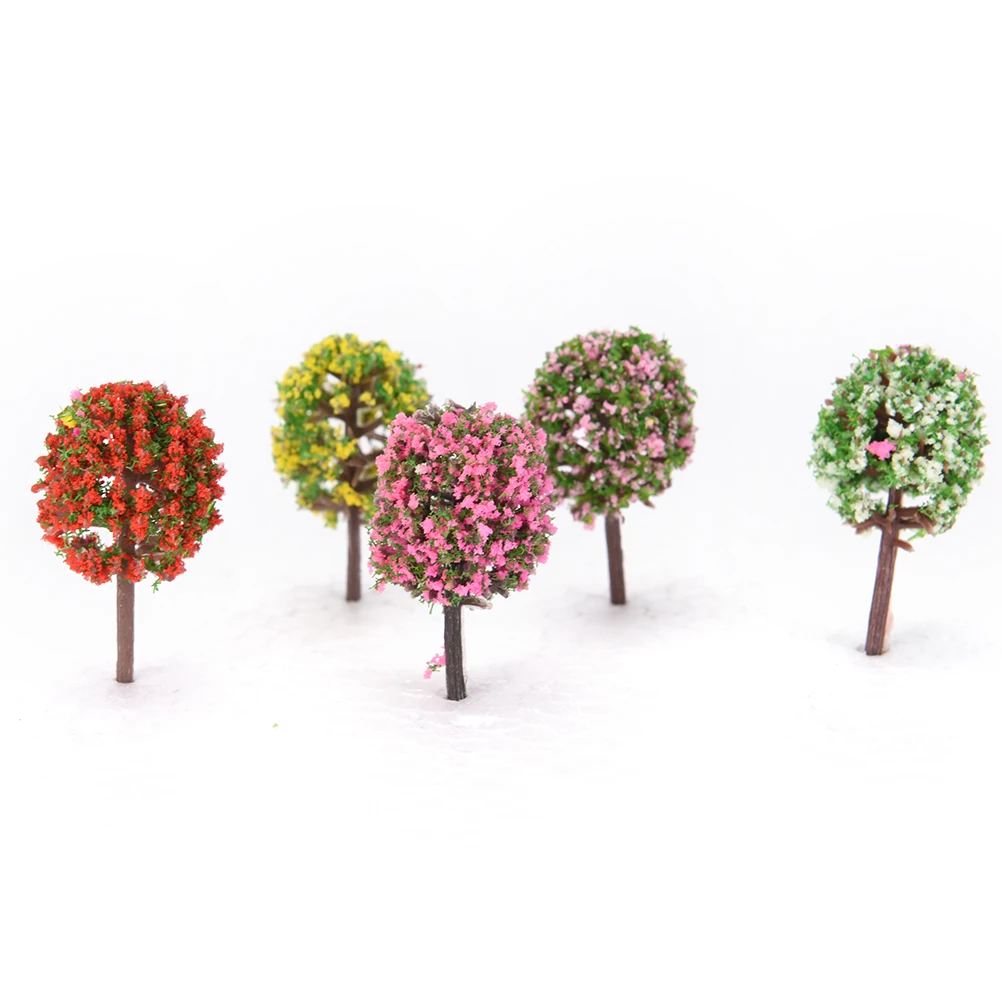 Mini Tree Fairy Garden Miniatures Micro Landscape Resin Crafts Bonsai Figurine Garden Terrarium Accessories Supply