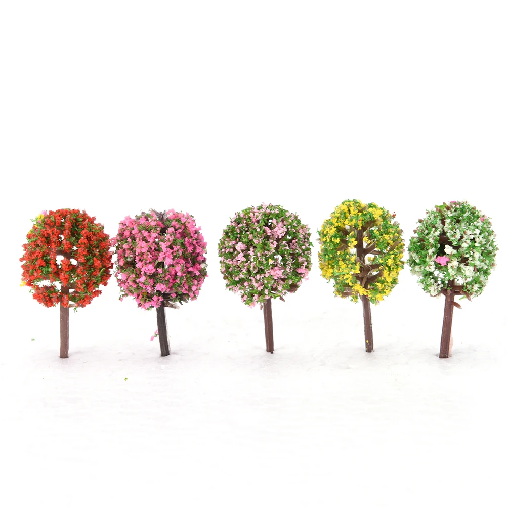 Mini Tree Fairy Garden Miniatures Micro Landscape Resin Crafts Bonsai Figurine Garden Terrarium Accessories Supply