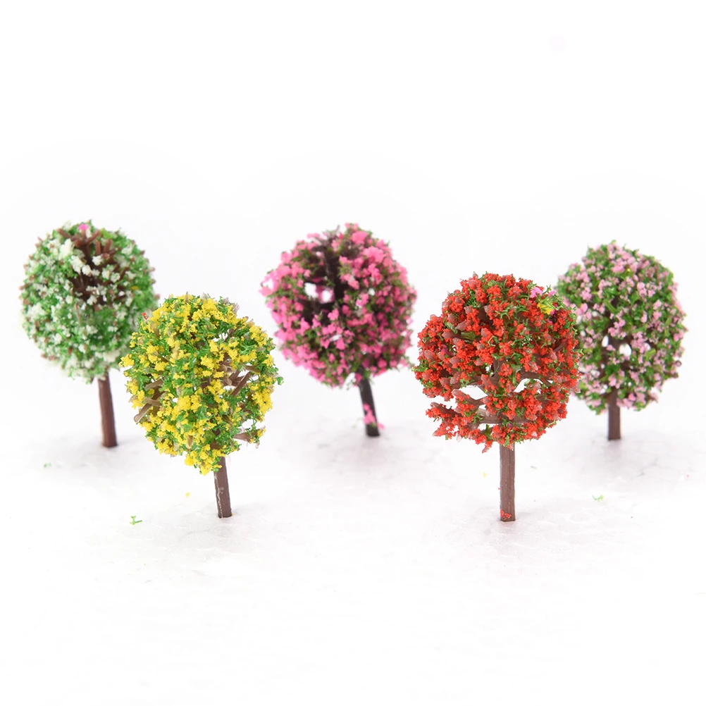 Mini Tree Fairy Garden Miniatures Micro Landscape Resin Crafts Bonsai Figurine Garden Terrarium Accessories Supply