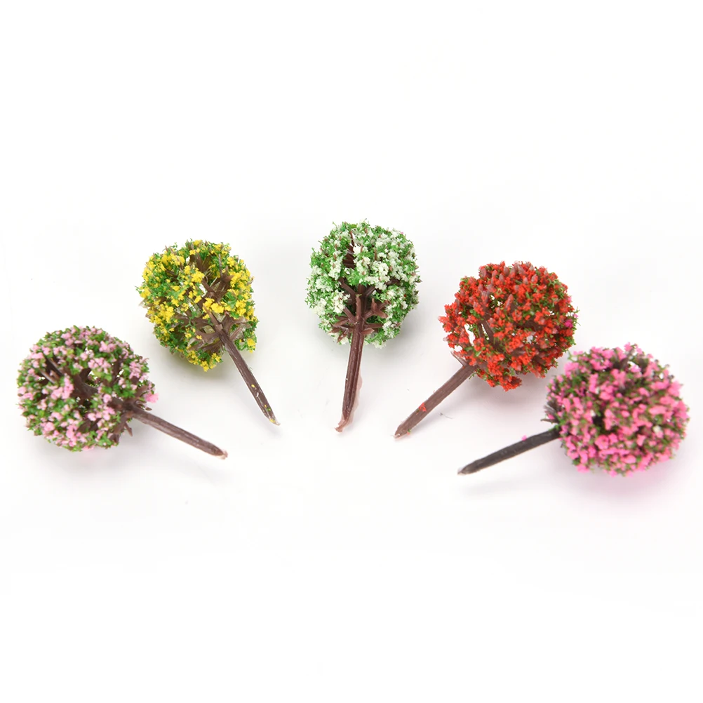 Mini Tree Fairy Garden Miniatures Micro Landscape Resin Crafts Bonsai Figurine Garden Terrarium Accessories Supply