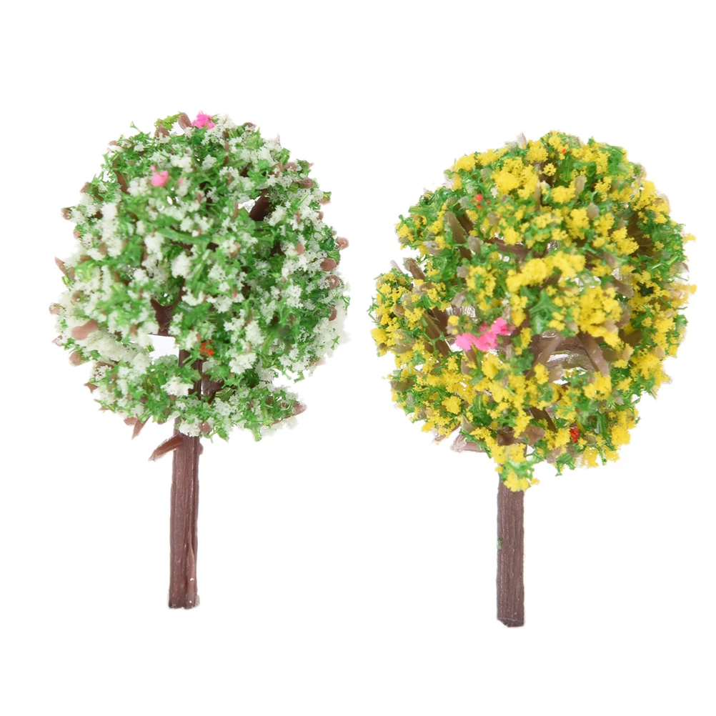 Mini Tree Fairy Garden Miniatures Micro Landscape Resin Crafts Bonsai Figurine Garden Terrarium Accessories Supply