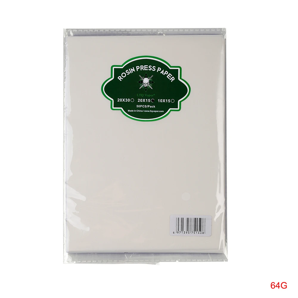 50pcs/Bag Rosin Press Paper 15/20/30cm Size Wax Concentrates Oil Banking Filter Paper Extracting Machine Smoke Accesoires Tool