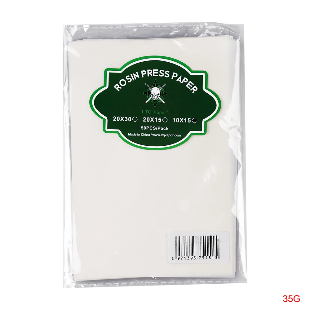 50pcs/Bag Rosin Press Paper 15/20/30cm Size Wax Concentrates Oil Banking Filter Paper Extracting Machine Smoke Accesoires Tool