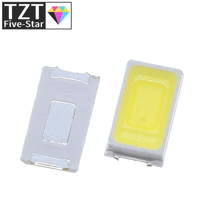 100/200pcs 5630/5730-CW/WW 0.5W-150Ma 50-55lm 6500K White Light SMD 5730 5630 LED 5730 diodes (3.2~3.4V)
