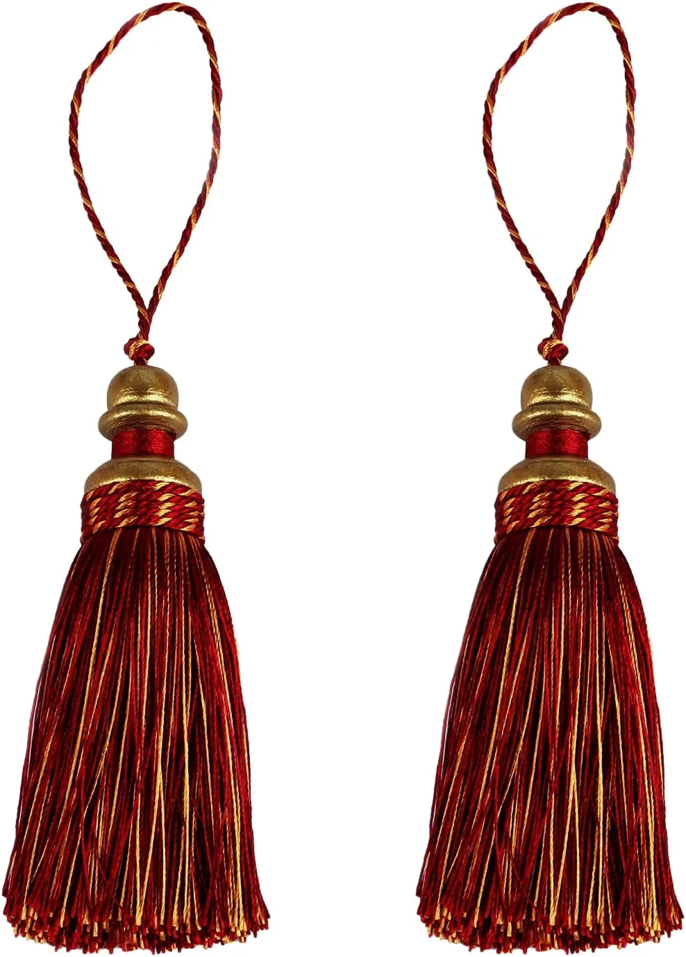 1PC European Style Tassel With Hanging Rope Silk Sewing Tassels Trim Decorative Key Tassel For Curtains Home Decoration