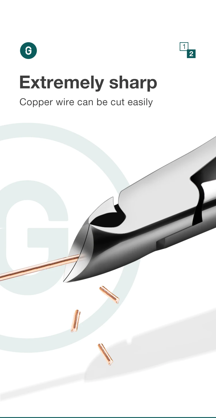 MR.GREEN Nail Clipper Stainless Steel Ingrown Toenail Clipper Good at Cutting Thick and Hard Nails Pedicure Manicure Tool