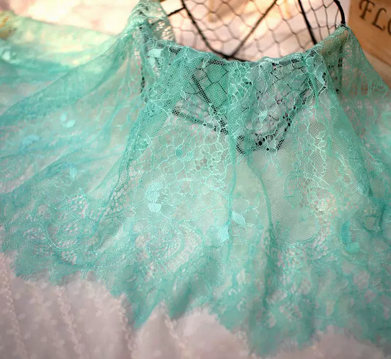 3Meters/lot 35cm width Eyelash Lace Trim Fabric Flower DIY Crafts Wedding Dress Clothing Lngeire lace material