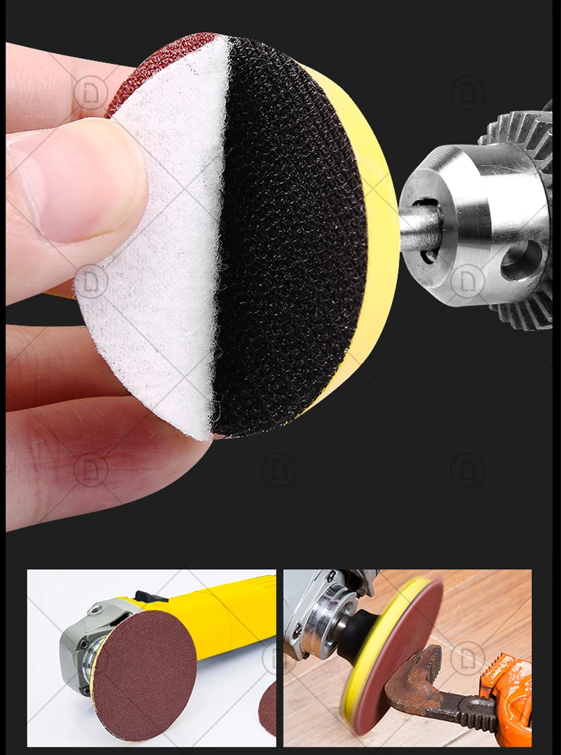 3 Inch 75mm Sandpaper Sanding Disc For Metal Auto Wood Car Wheel Restoration Sanding Polishing Kit P800 P1200 P2000 P5000