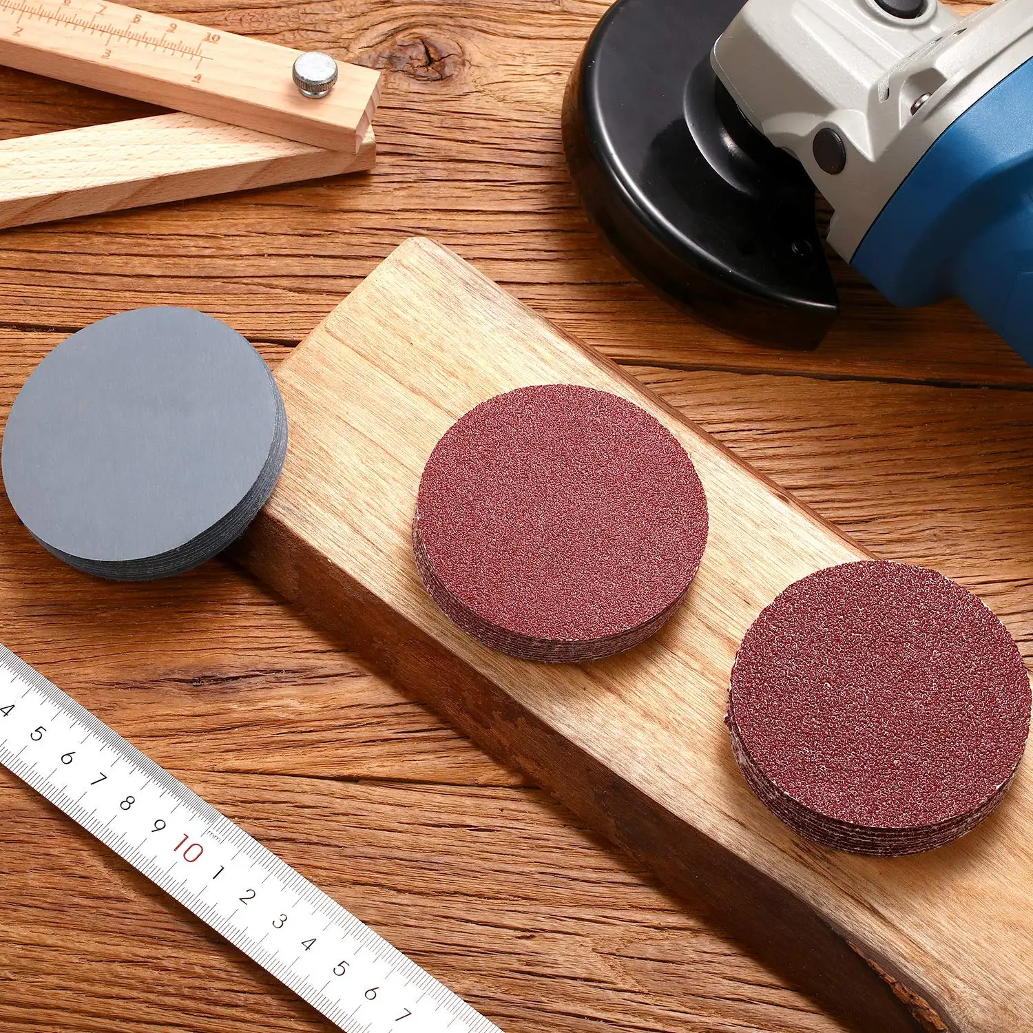 3 Inch 75mm Sandpaper Sanding Disc For Metal Auto Wood Car Wheel Restoration Sanding Polishing Kit P800 P1200 P2000 P5000