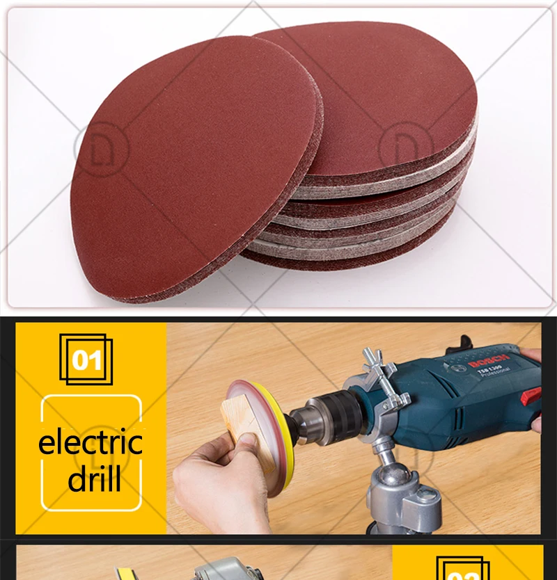 3 Inch 75mm Sandpaper Sanding Disc For Metal Auto Wood Car Wheel Restoration Sanding Polishing Kit P800 P1200 P2000 P5000