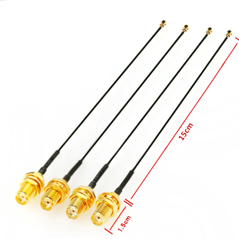 1PC SMA Female to UFL U.FL IPX IPX1 Coaxial 1.13 Cable RP-SMA Adapter Assembly Pigtail RF 1.13mm Coax Cables 5cm 10cm 15cm 20cm