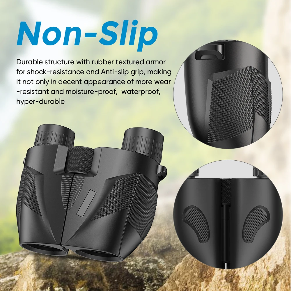 APEXEL Professional Binoculars 10X25 With BAK4 Prism High Powered Zoom Binocular Portable Hunting Telescope For Sports Travel