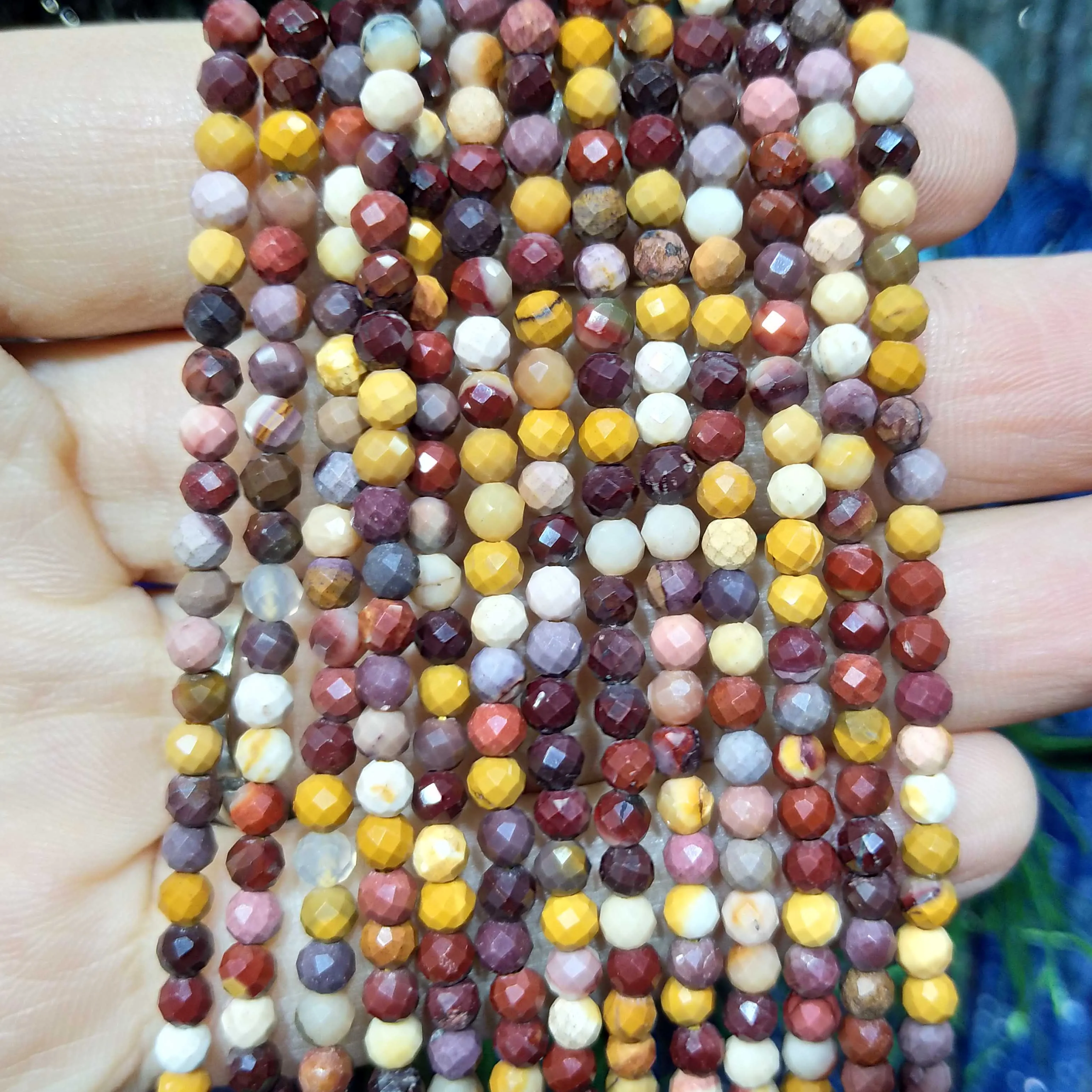 Faceted 2 3MM Natural Jades Rose Quarts Amethysts Small Round Stone Loose Bead For Jewelry Makng Charm DIY Bracele Necklace