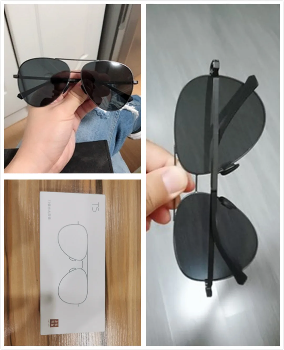 Xiaomi Mijia Turok Steinhardt TS Brand Nylon Polarized Sunglasses UV400 for Outdoor Travel Man Woman Stainless Steel Frame