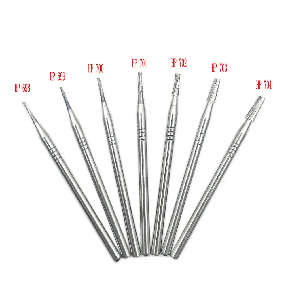 1Pc HP Tungsten Carbide Round Rotary Burs Dental Carbide Burs 0.5 to 3.1mm Dentistry Instrument High Quanlity
