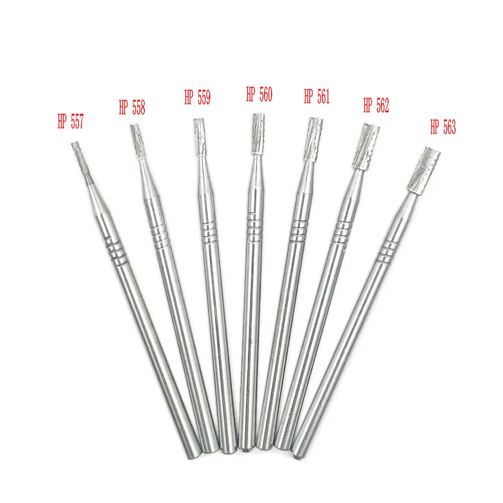 1Pc HP Tungsten Carbide Round Rotary Burs Dental Carbide Burs 0.5 to 3.1mm Dentistry Instrument High Quanlity