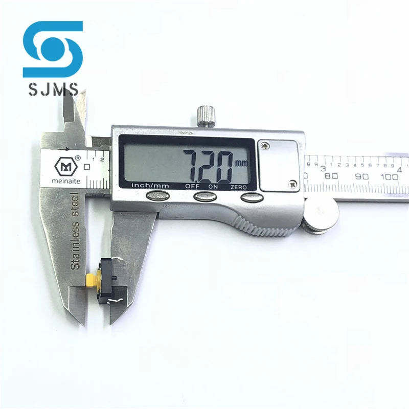 20~100Pcs B3F-4055 12x12x7.3 mm Tactile Switches Yellow Square Push Button Tact Switch 12*12*7.3 mm Micro switch