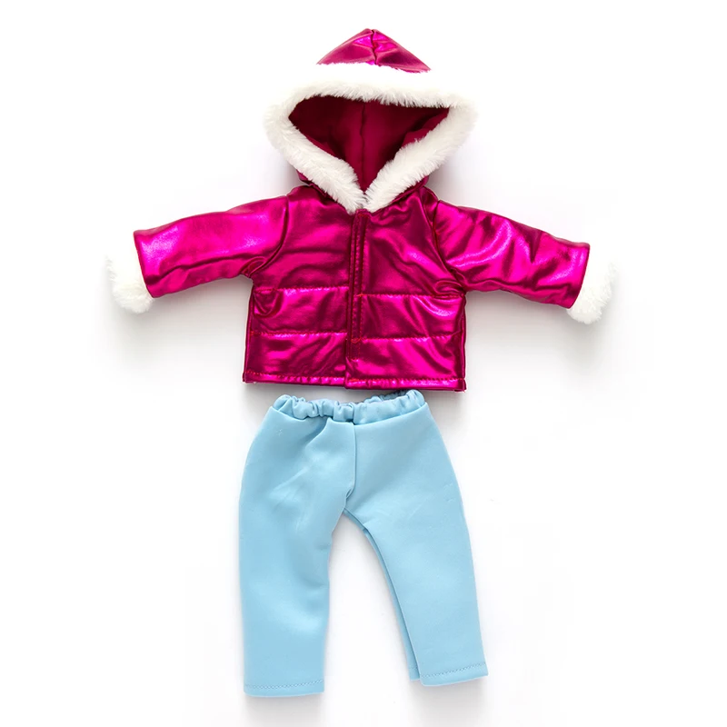 43cm Baby new born Doll winter clothing for baby doll clothes 18 Inch girl Doll jacket Coat, Shoes are not included.