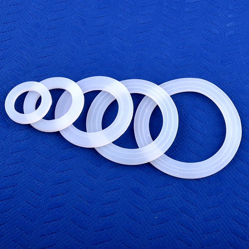 ID 11~50mm OD 19~70mm Food Grade Silicone Gasket High Temperature Resistance Seal Ring Water Dispenser Water Pipe Joint Sealing