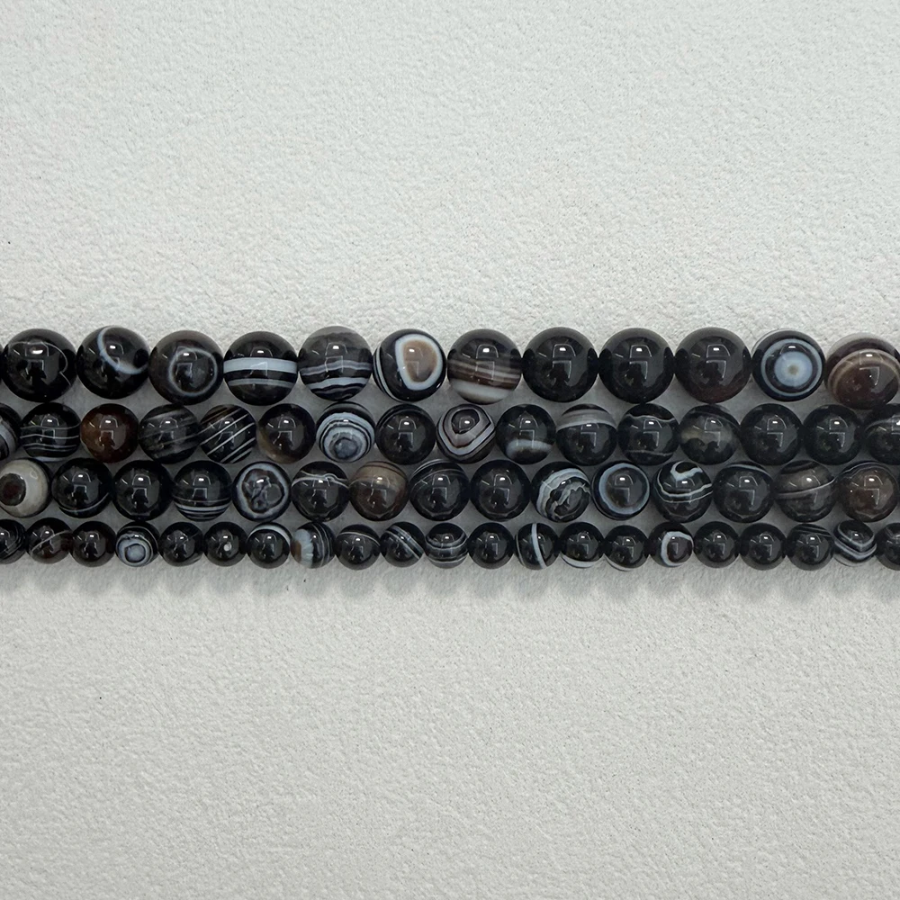 Natural Stone AAAA Quality Coffe Sardonyx Agate Round Loose Beads 6 8 10 12MM Pick Size For Jewelry Making