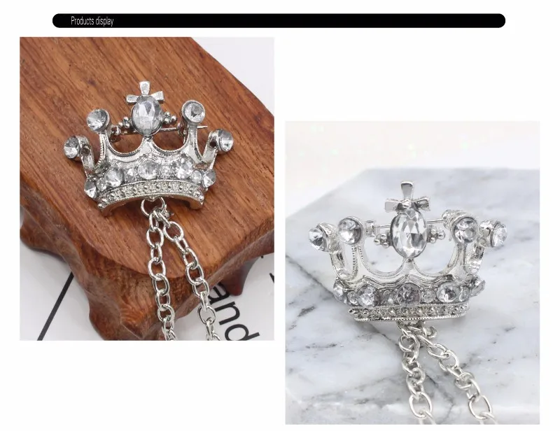 Fashion Vintage Men's Brooches Angel Wings Deer Wolf Cat Animal Brooch Pins Men And Women Skull Brooch Shirt Collar Pin Brooch