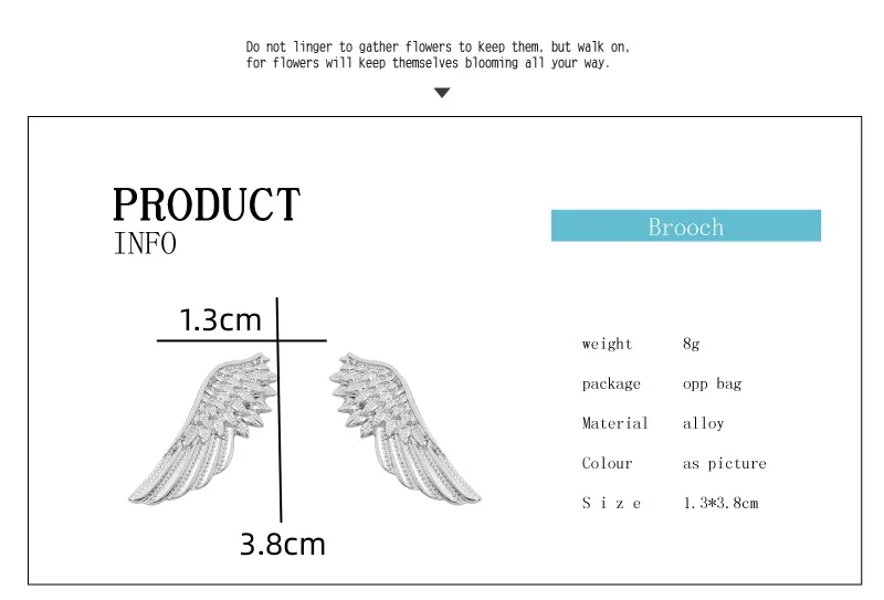 Fashion Vintage Men's Brooches Angel Wings Deer Wolf Cat Animal Brooch Pins Men And Women Skull Brooch Shirt Collar Pin Brooch