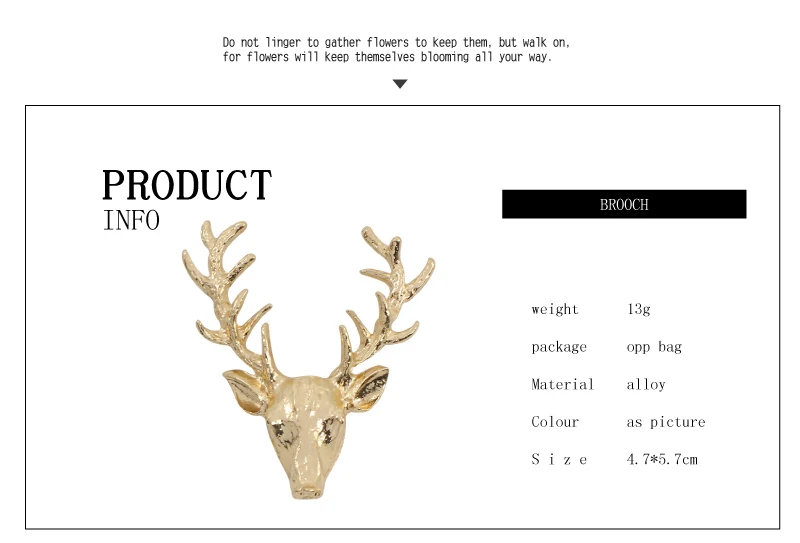 Fashion Vintage Men's Brooches Angel Wings Deer Wolf Cat Animal Brooch Pins Men And Women Skull Brooch Shirt Collar Pin Brooch