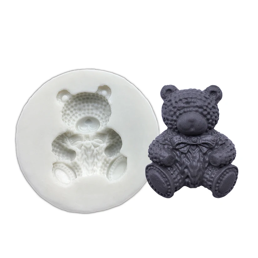 Bear Silicone Mold Sugarcraft Chocolate Cupcake Baking Mold Fondant Cake Decorating Tools